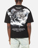 Criminal Damage Dragon Wave T-Shirt Washed Black