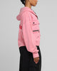 Loiter Women's Utility Cropped Hoodie Pink