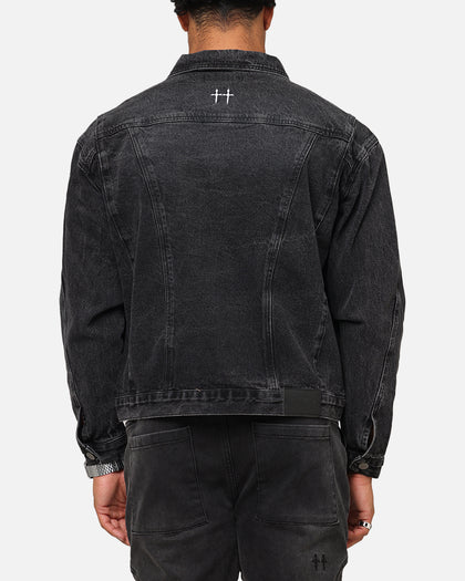 Saint Morta Armoury Denim Jacket Black Shadow
