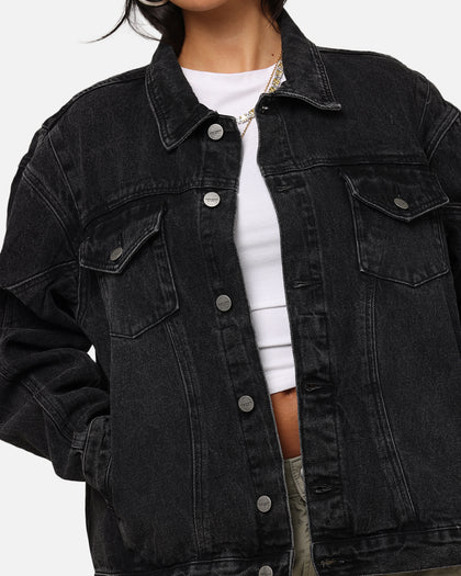 Saint Morta Armoury Denim Jacket Black Shadow