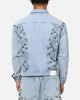 Saint Morta Poison Ivy Panel Denim Jacket Mid Blue