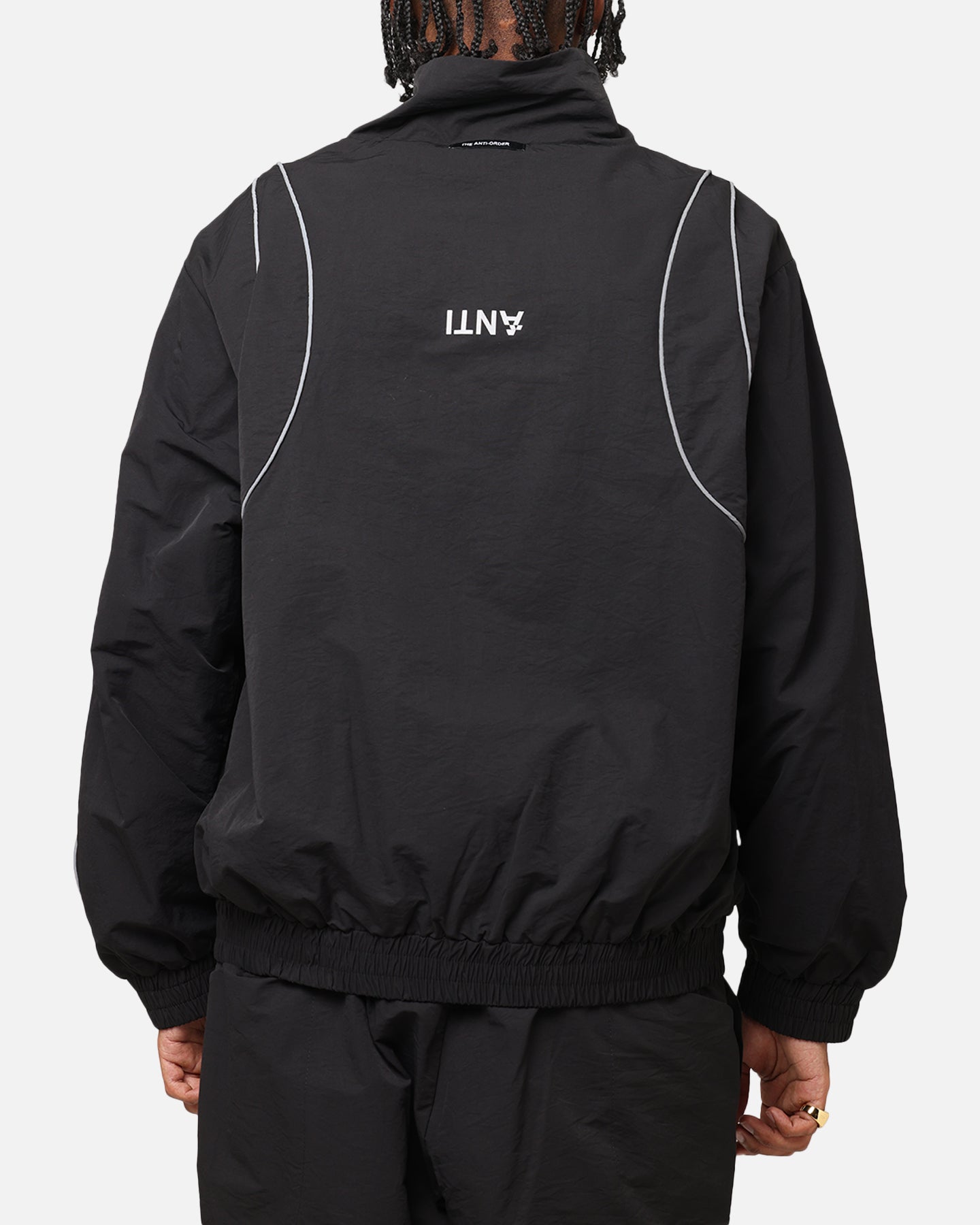 The Anti Order Stereo Nylon Track Jacket Black | Culture Kings