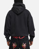 Ed Hardy Distressed Hoodie Washed Black