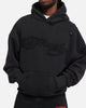 Ed Hardy Distressed Hoodie Washed Black
