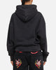 Ed Hardy Distressed Hoodie Washed Black
