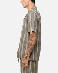 XXIII Condesa Linen Button Up Shirt Olive
