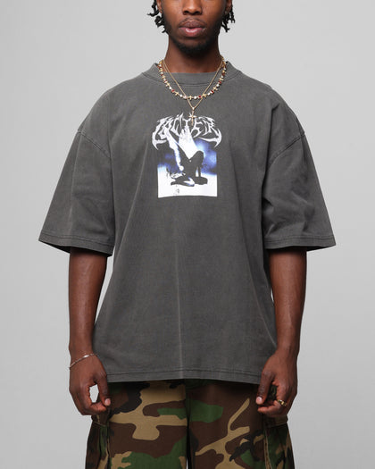 Loiter Angel Number Vintage T-Shirt Charcoal