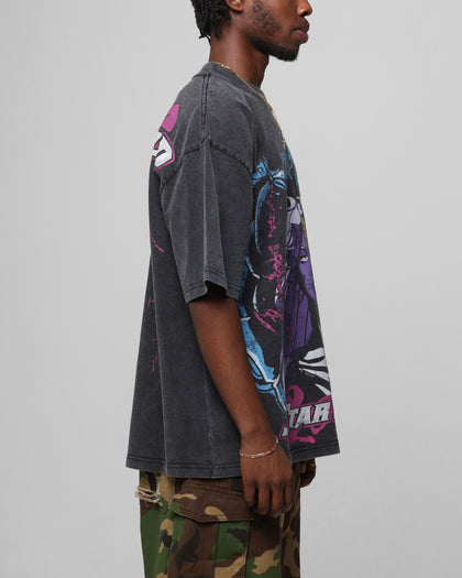 Loiter Midnight Widow Vintage T-Shirt Washed Black