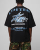 Loiter Motocross Vintage T-Shirt Black/Navy Blue