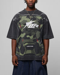 Loiter Motocross Vintage T-Shirt Vintage Black