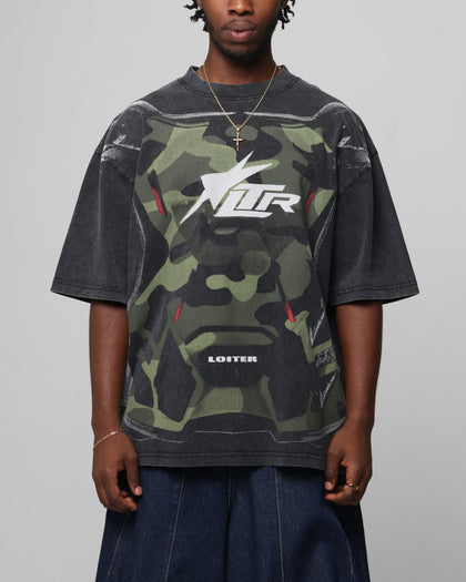 Loiter Motocross Vintage T-Shirt Vintage Black