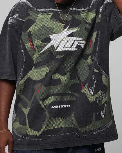 Loiter Motocross Vintage T-Shirt Vintage Black