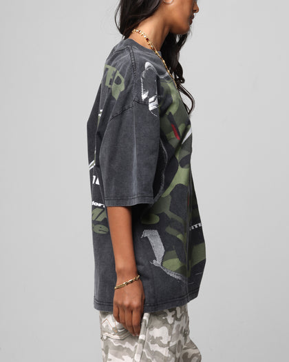 Loiter Motocross Vintage T-Shirt Vintage Black