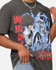 Goat Crew X Yu-Gi-Oh! Kaiba Blue Eyes Heavy T-Shirt Black Wash