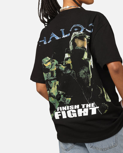 Goat Crew X Halo Big Head Heavyweight T-Shirt Black