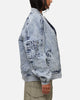 Saint Morta Flight Denim Jacket Blue Stonewash