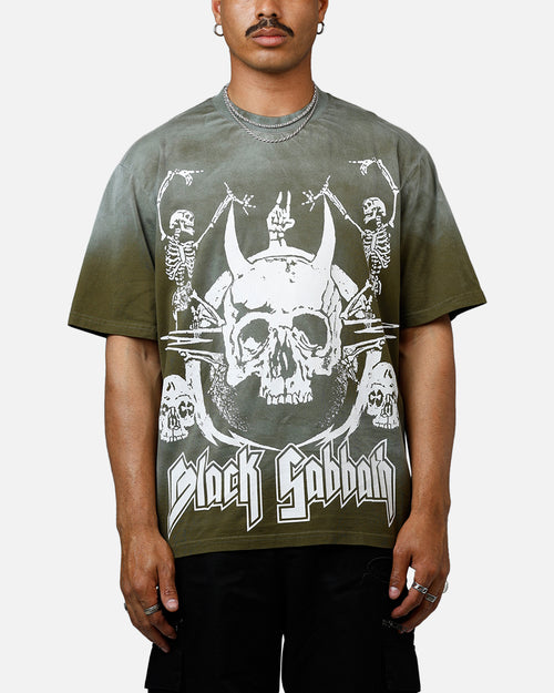 Bravado Black Sabbath Hem T-Shirt Washed Black
