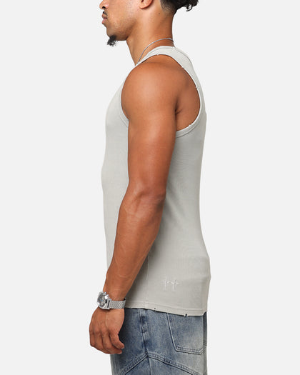 Saint Morta Arvina Distressed Singlet Grey Ash
