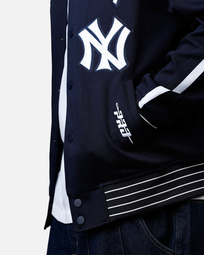 Pro Standard New York Yankees Double Knit Jacket Navy