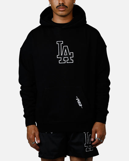 Pro Standard Los Angeles Dodgers Chenille Hoodie Black