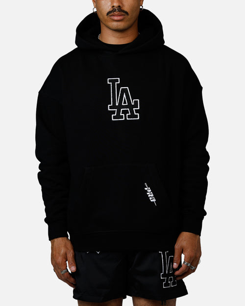 Pro Standard Los Angeles Dodgers Chenille Hoodie Black