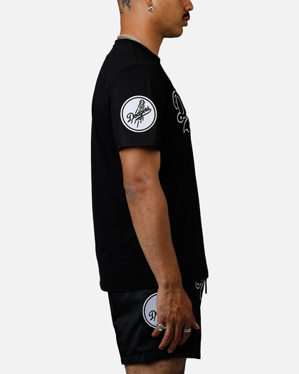 Pro Standard Los Angeles Dodgers Chenille T-Shirt Black