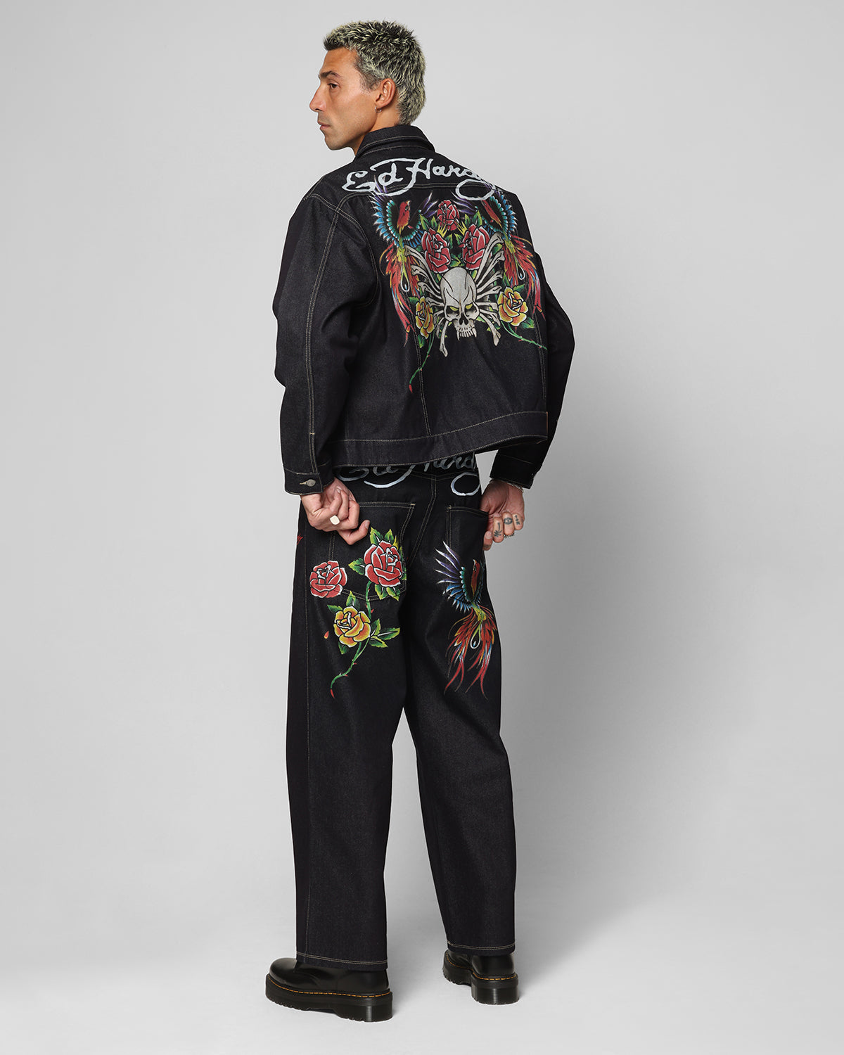 Ed Hardy Denim Jacket Raw Indigo | Culture Kings