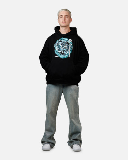 Goat Crew X Yu-Gi-Oh! Blue Eyes White Dragon Premium Hoodie Black