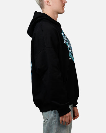 Goat Crew X Yu-Gi-Oh! Blue Eyes White Dragon Premium Hoodie Black