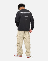 Mitchell & Ness X Mclaren Lando Norris Helmet Crewneck Faded Black