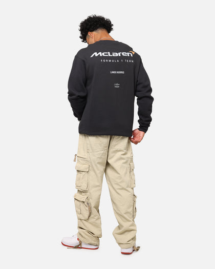 Mitchell & Ness X Mclaren Lando Norris Helmet Crewneck Faded Black