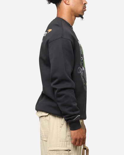 Mitchell & Ness X Mclaren Lando Norris Helmet Crewneck Faded Black