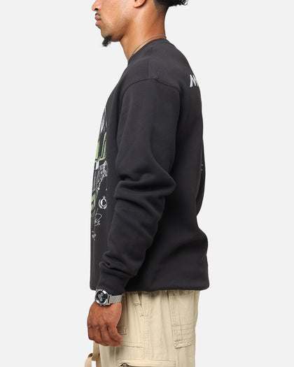 Mitchell & Ness X Mclaren Lando Norris Helmet Crewneck Faded Black
