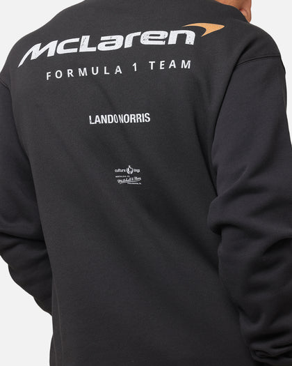 Mitchell & Ness X Mclaren Lando Norris Helmet Crewneck Faded Black