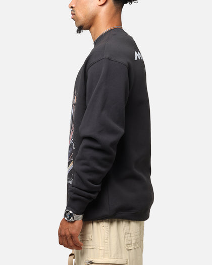 Mitchell & Ness X Mclaren Oscar Piastri Helmet Crewneck Faded Black