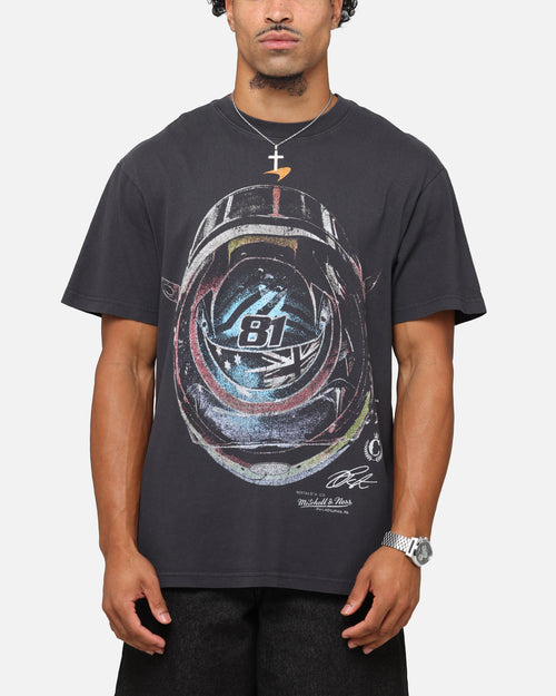 Mitchell & Ness X Mclaren Oscar Piastri Helmet T-Shirt Faded Black
