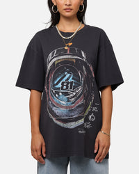 Mitchell & Ness X Mclaren Oscar Piastri Helmet T-Shirt Faded Black