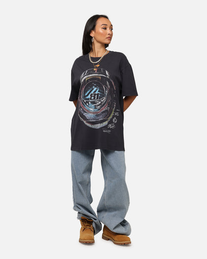 Mitchell & Ness X Mclaren Oscar Piastri Helmet T-Shirt Faded Black