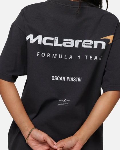 Mitchell & Ness X Mclaren Oscar Piastri Helmet T-Shirt Faded Black