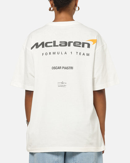 Mitchell & Ness X Mclaren Piastri Helmet T-Shirt Vintage White