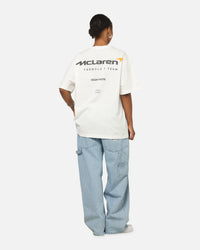 Mitchell & Ness X Mclaren Piastri Helmet T-Shirt Vintage White