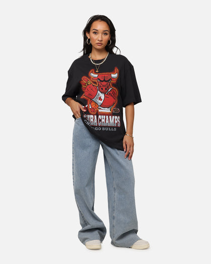 Mitchell & Ness Chicago Bulls '96 NBA Champs T-Shirt Faded Black