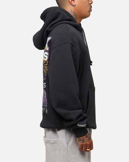 Mitchell & Ness Los Angeles Lakers Back To Back Hoodie Faded Black