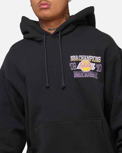 Mitchell & Ness Los Angeles Lakers Back To Back Hoodie Faded Black