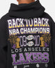 Mitchell & Ness Los Angeles Lakers Back To Back Hoodie Faded Black