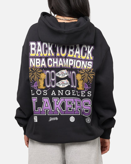 Mitchell & Ness Los Angeles Lakers Back To Back Hoodie Faded Black
