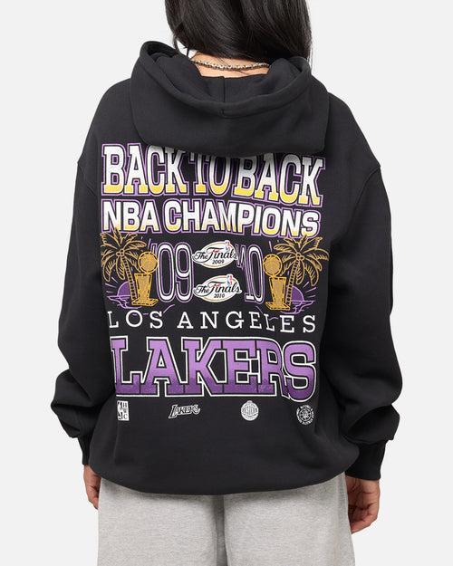 Mitchell & Ness Los Angeles Lakers Back To Back Hoodie Faded Black