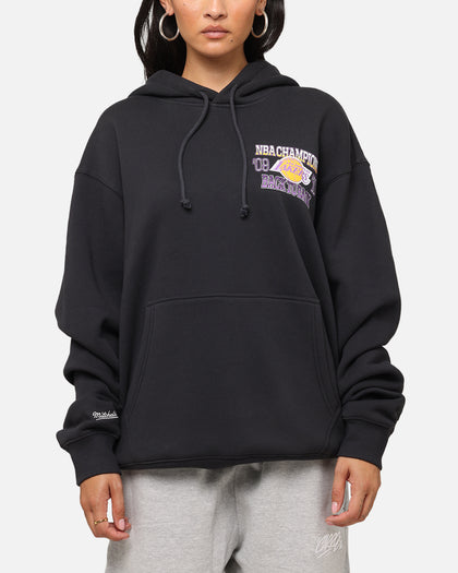 Mitchell & Ness Los Angeles Lakers Back To Back Hoodie Faded Black