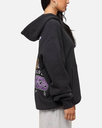 Mitchell & Ness Los Angeles Lakers Back To Back Hoodie Faded Black