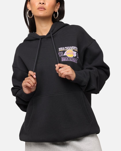 Mitchell & Ness Los Angeles Lakers Back To Back Hoodie Faded Black